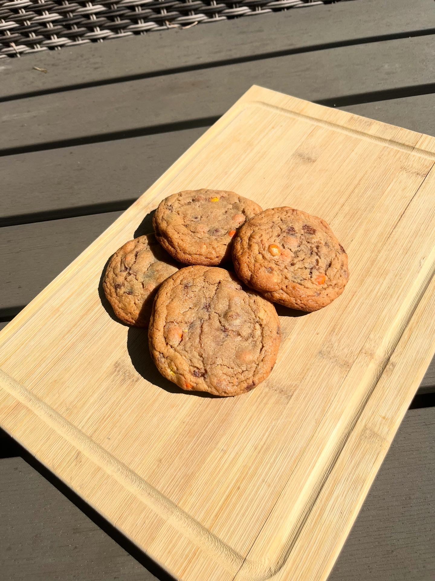 Reese’s pieces cookies