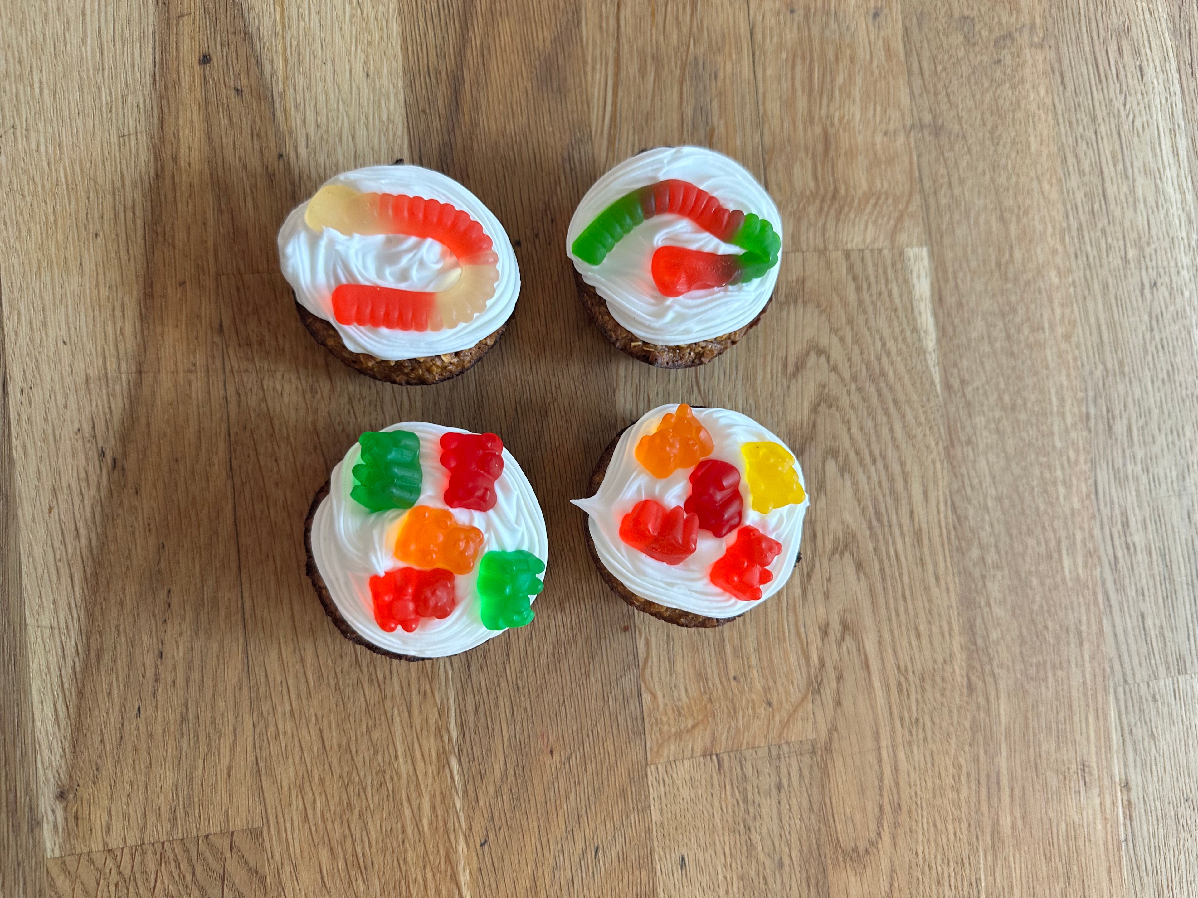 Gummy muffins