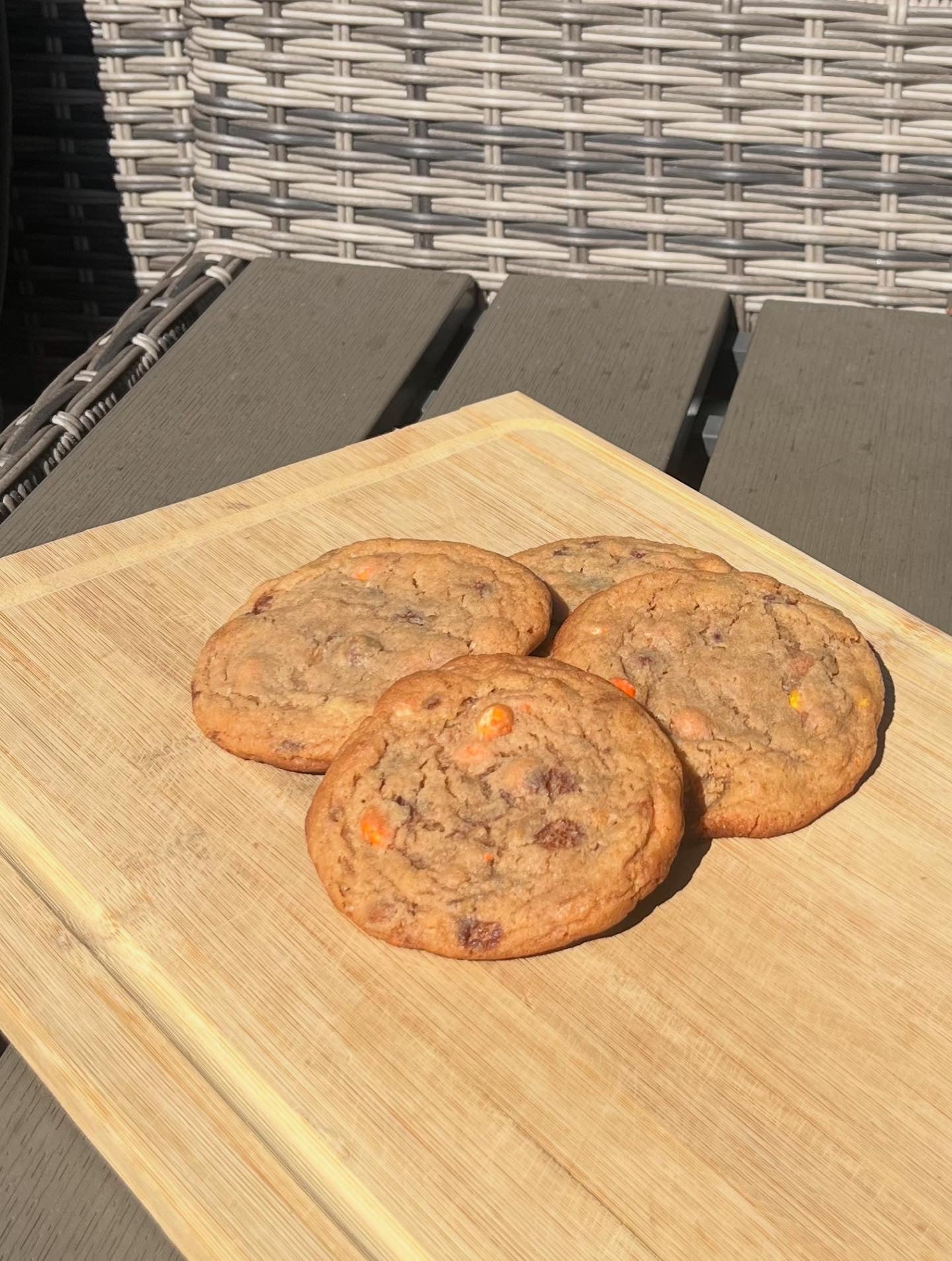 Reese’s pieces cookies